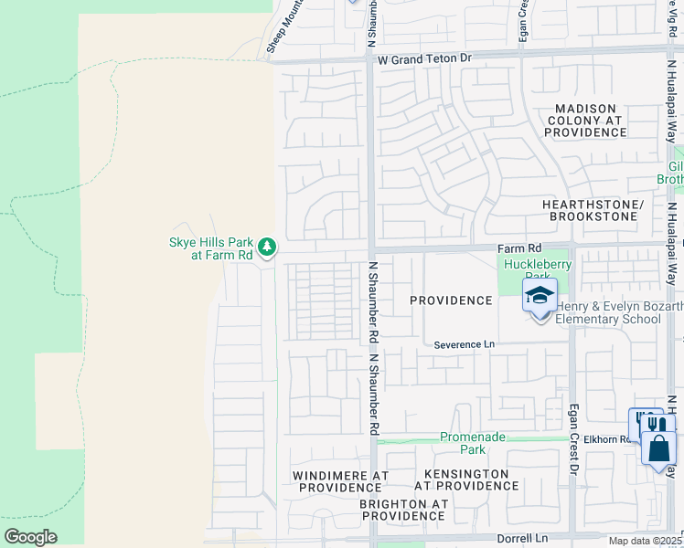 map of restaurants, bars, coffee shops, grocery stores, and more near 10719 Azure Ocean Avenue in Las Vegas