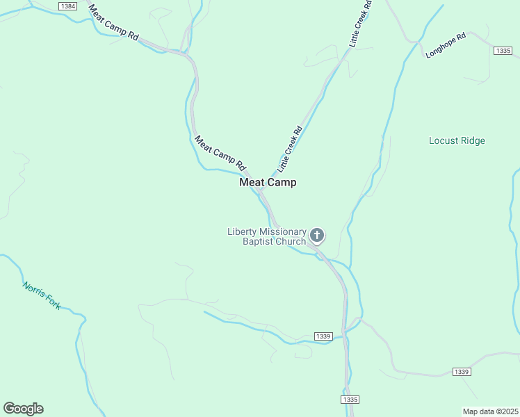 map of restaurants, bars, coffee shops, grocery stores, and more near 2577 Meat Camp Road in Boone