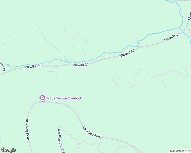 map of restaurants, bars, coffee shops, grocery stores, and more near 1329 Idlewild Road in West Jefferson