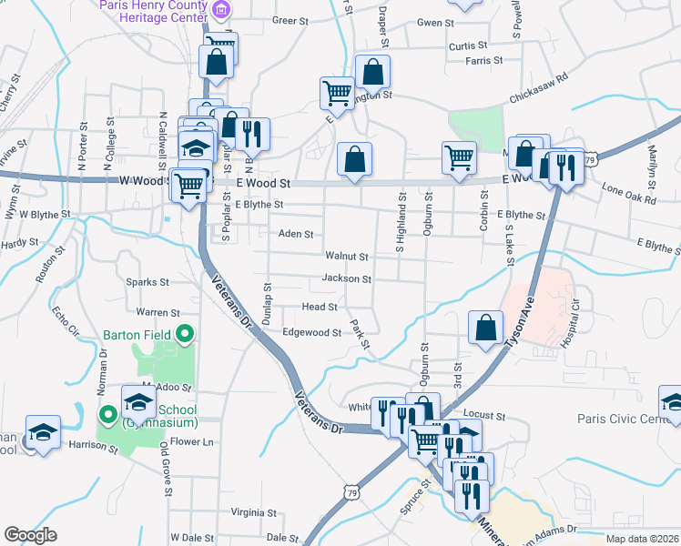 map of restaurants, bars, coffee shops, grocery stores, and more near 326 Jackson St in Paris