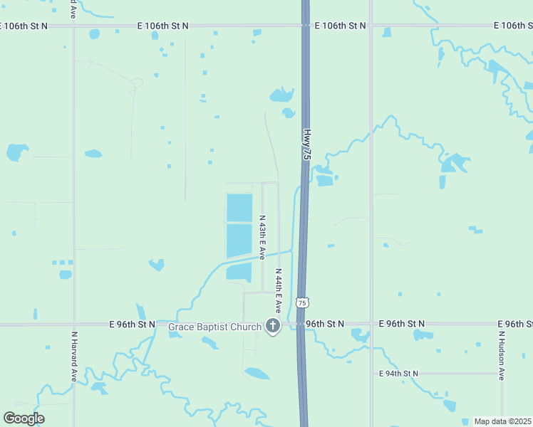 map of restaurants, bars, coffee shops, grocery stores, and more near 9929 North 43th East Avenue in Sperry