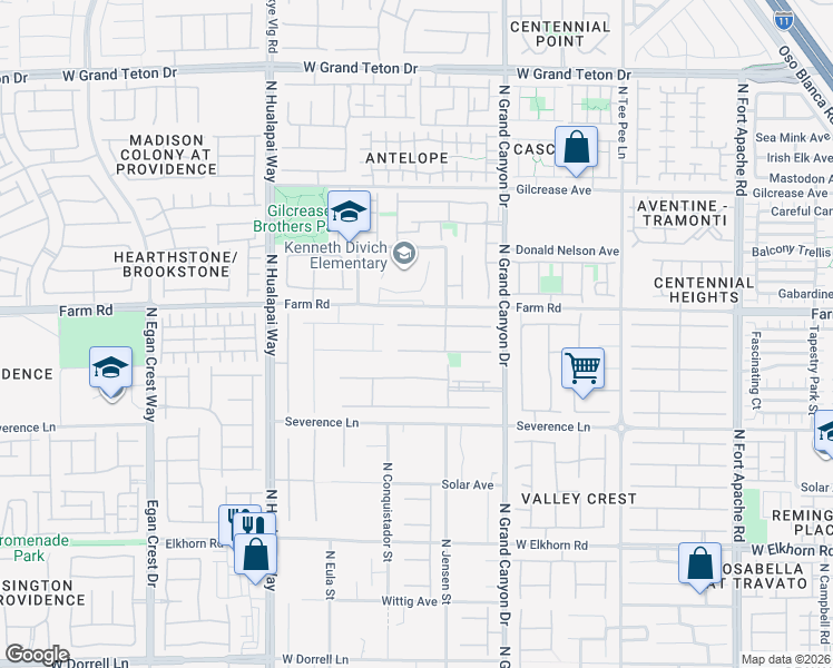map of restaurants, bars, coffee shops, grocery stores, and more near 9721 Ramon Valley Avenue in Las Vegas