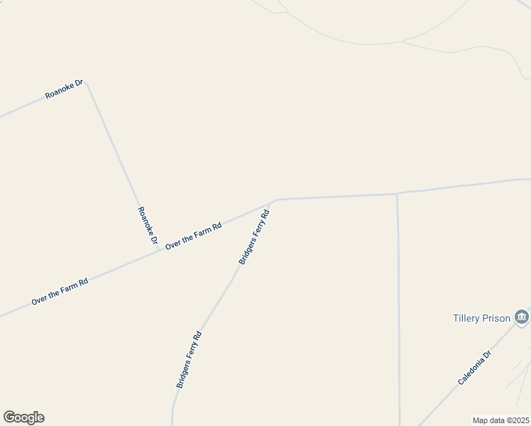 map of restaurants, bars, coffee shops, grocery stores, and more near 100 Bridgers Ferry Road in Halifax
