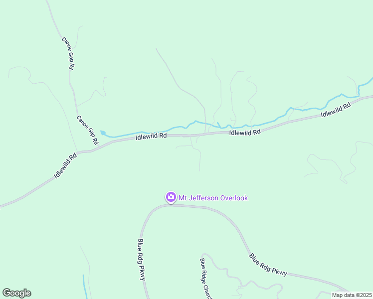 map of restaurants, bars, coffee shops, grocery stores, and more near 176 Waltons Mountain Road in West Jefferson