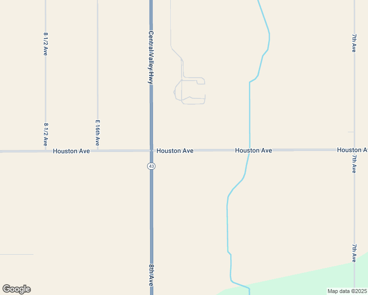 map of restaurants, bars, coffee shops, grocery stores, and more near 7810 Houston Avenue in Hanford