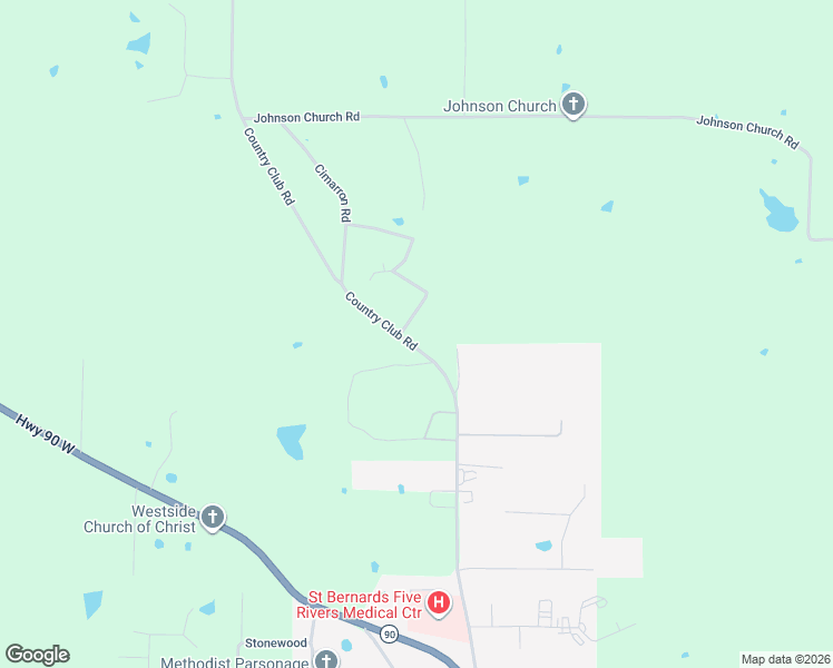 map of restaurants, bars, coffee shops, grocery stores, and more near 795 Country Club Road in Pocahontas