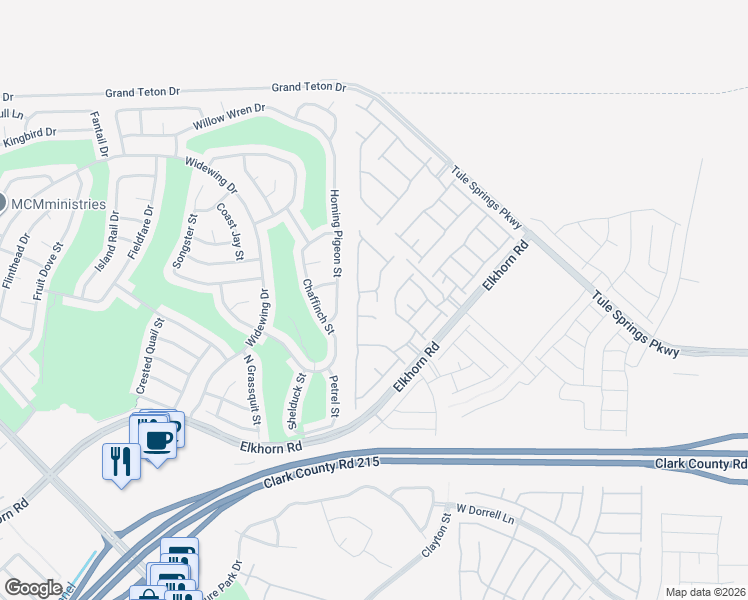 map of restaurants, bars, coffee shops, grocery stores, and more near 1921 Lewis Bay Avenue in North Las Vegas