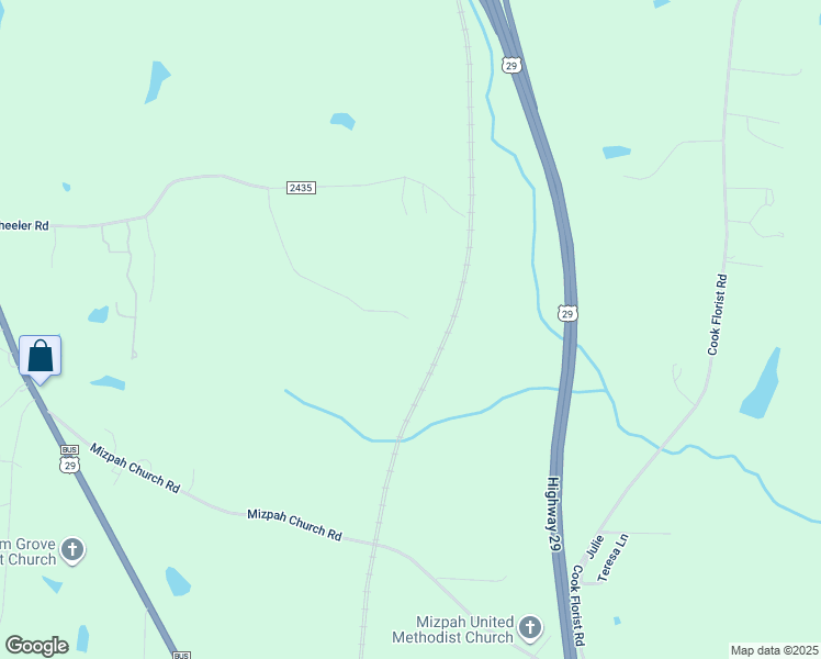 map of restaurants, bars, coffee shops, grocery stores, and more near 338 Crabapple Rd in Reidsville