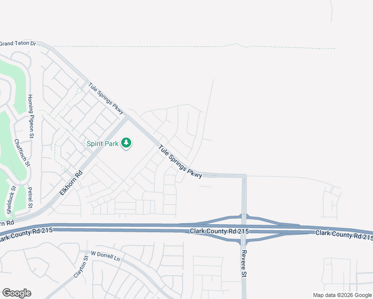 map of restaurants, bars, coffee shops, grocery stores, and more near Revere Street in North Las Vegas