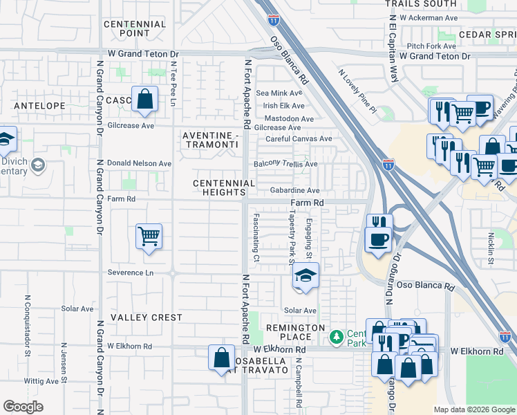 map of restaurants, bars, coffee shops, grocery stores, and more near 9149 Adorable Avenue in Las Vegas