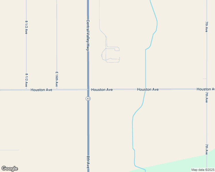 map of restaurants, bars, coffee shops, grocery stores, and more near 7810 Houston Avenue in Hanford