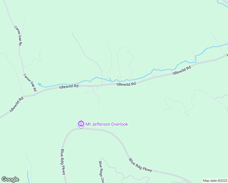 map of restaurants, bars, coffee shops, grocery stores, and more near 1531 Idlewild Road in West Jefferson