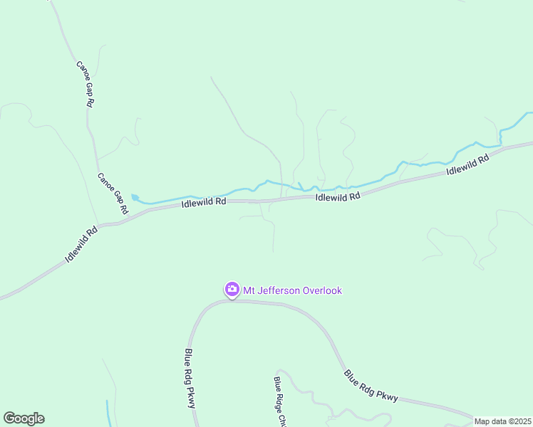 map of restaurants, bars, coffee shops, grocery stores, and more near 165 Waltons Mountain Road in West Jefferson