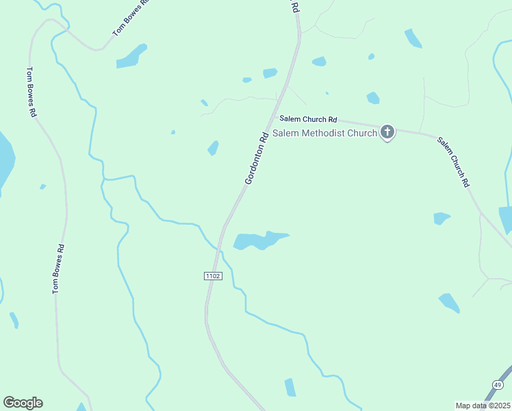 map of restaurants, bars, coffee shops, grocery stores, and more near 6599 Gordonton Road in Hurdle Mills
