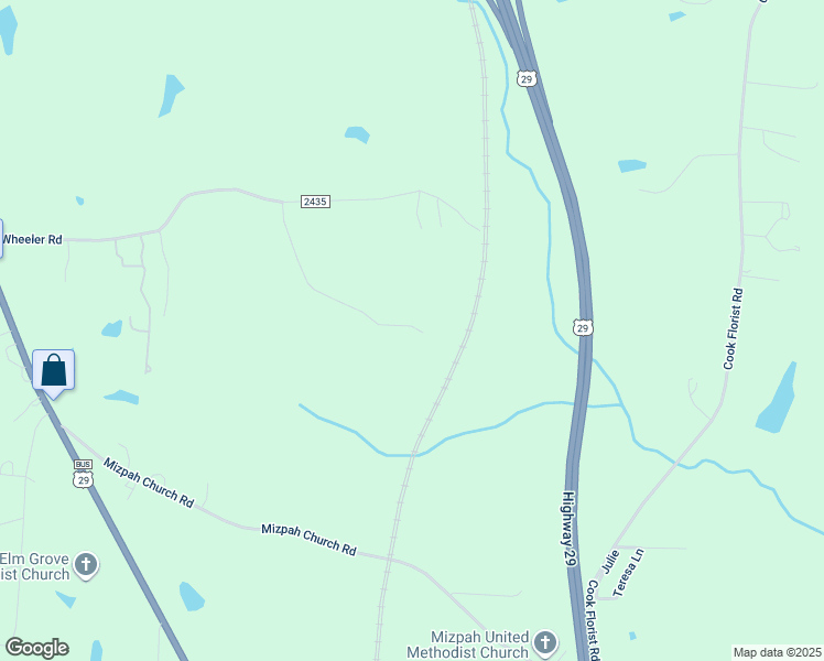 map of restaurants, bars, coffee shops, grocery stores, and more near 338 Crabapple Rd in Reidsville