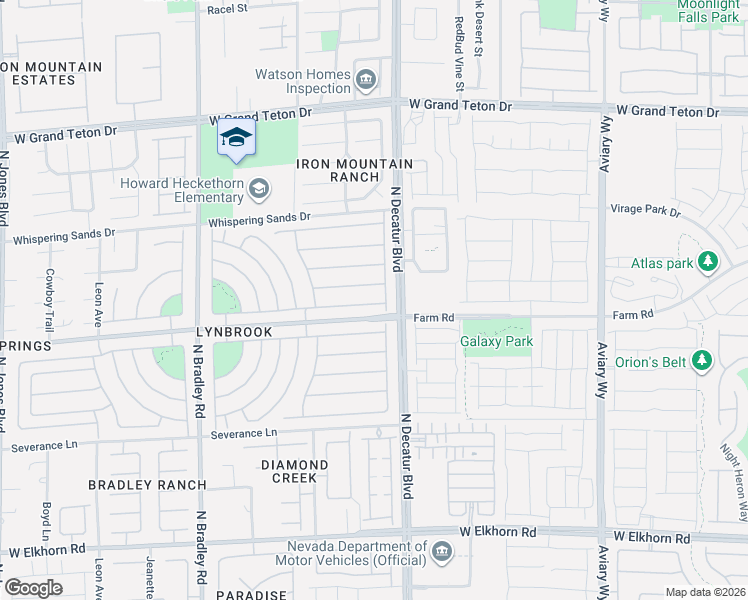 map of restaurants, bars, coffee shops, grocery stores, and more near 7648 Catalina Harbor Street in Las Vegas