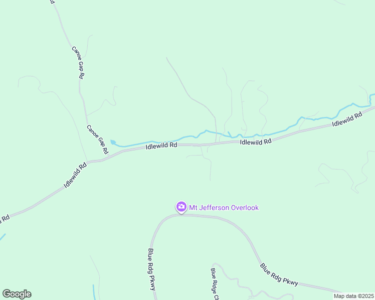 map of restaurants, bars, coffee shops, grocery stores, and more near 1809 Idlewild Road in West Jefferson