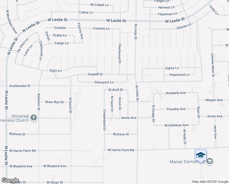 map of restaurants, bars, coffee shops, grocery stores, and more near 1171 West Atoll Drive in Pahrump