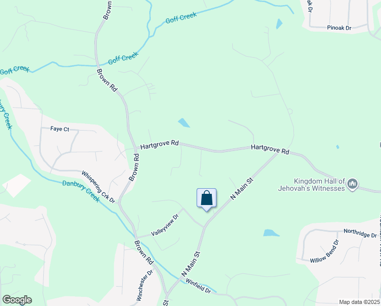 map of restaurants, bars, coffee shops, grocery stores, and more near 152 Hartgrove Road in King