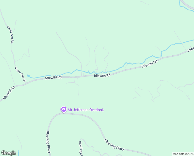 map of restaurants, bars, coffee shops, grocery stores, and more near 1517 Idlewild Road in West Jefferson