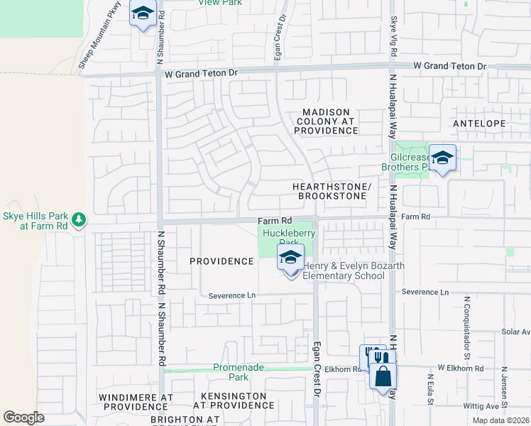map of restaurants, bars, coffee shops, grocery stores, and more near 10428 Bush Mountain Avenue in Las Vegas