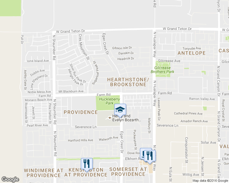 map of restaurants, bars, coffee shops, grocery stores, and more near 10315 Bush Mountain Avenue in Las Vegas