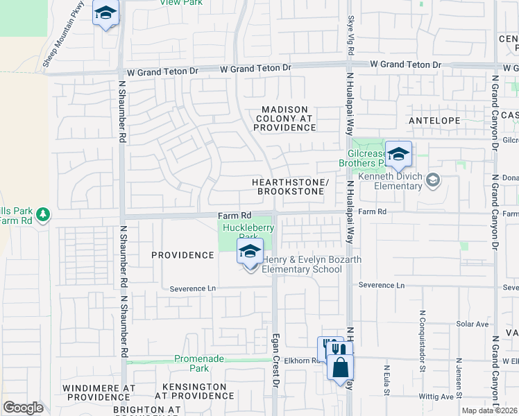 map of restaurants, bars, coffee shops, grocery stores, and more near 10315 Bush Mountain Avenue in Las Vegas
