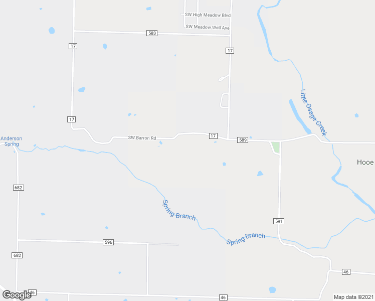 map of restaurants, bars, coffee shops, grocery stores, and more near 9601 Southwest Barron Road in Bentonville