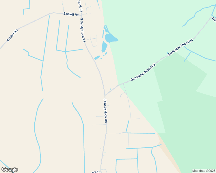 map of restaurants, bars, coffee shops, grocery stores, and more near 700-734 South Sandy Hook Road in Shawboro
