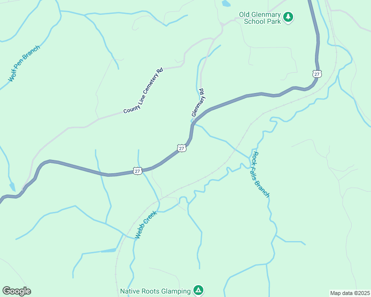 map of restaurants, bars, coffee shops, grocery stores, and more near 215 Scott Highway in Sunbright
