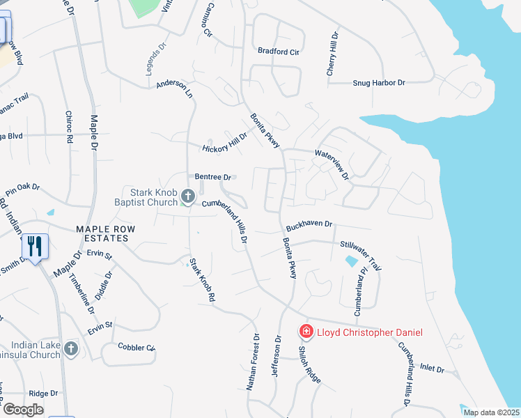 map of restaurants, bars, coffee shops, grocery stores, and more near 111 Coldwater Drive in Hendersonville