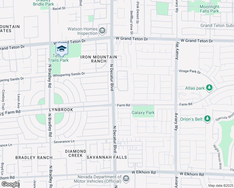 map of restaurants, bars, coffee shops, grocery stores, and more near 7644 Catalina Harbor Street in Las Vegas