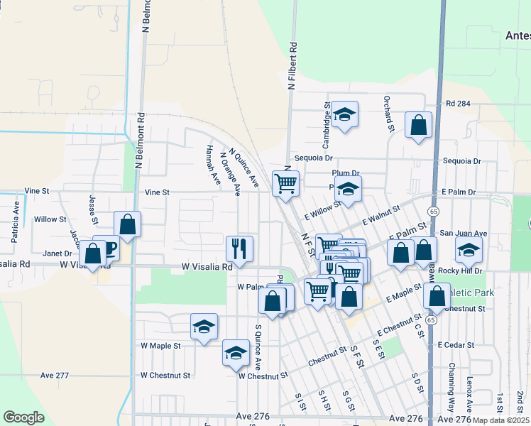 map of restaurants, bars, coffee shops, grocery stores, and more near in Exeter