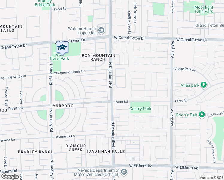 map of restaurants, bars, coffee shops, grocery stores, and more near 7648 Catalina Harbor Street in Las Vegas