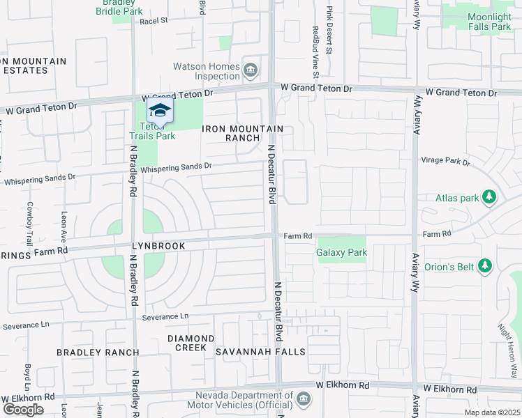 map of restaurants, bars, coffee shops, grocery stores, and more near 7648 Catalina Harbor Street in Las Vegas