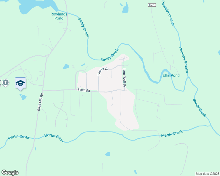 map of restaurants, bars, coffee shops, grocery stores, and more near 5 Finch Road in Henderson