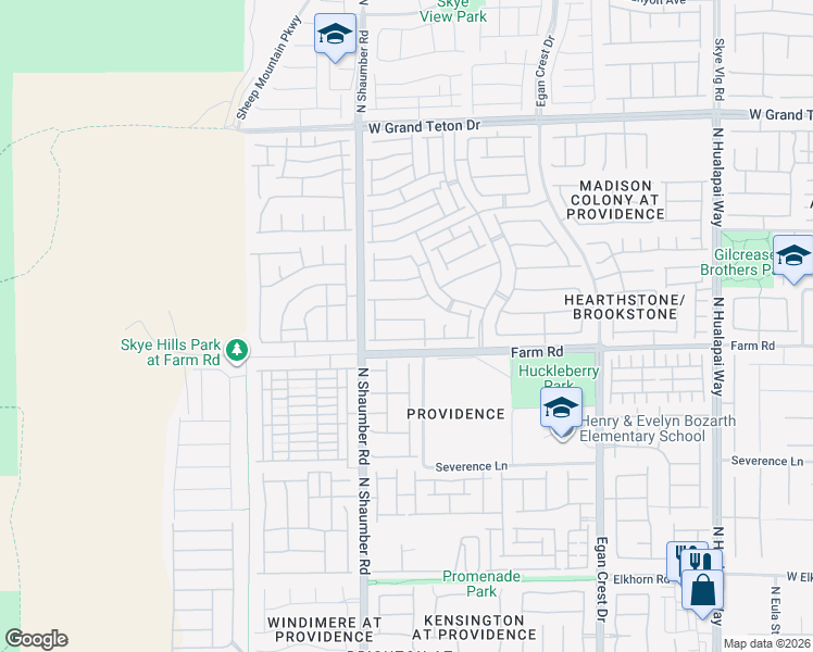 map of restaurants, bars, coffee shops, grocery stores, and more near 10625 Sand Mountain Avenue in Las Vegas