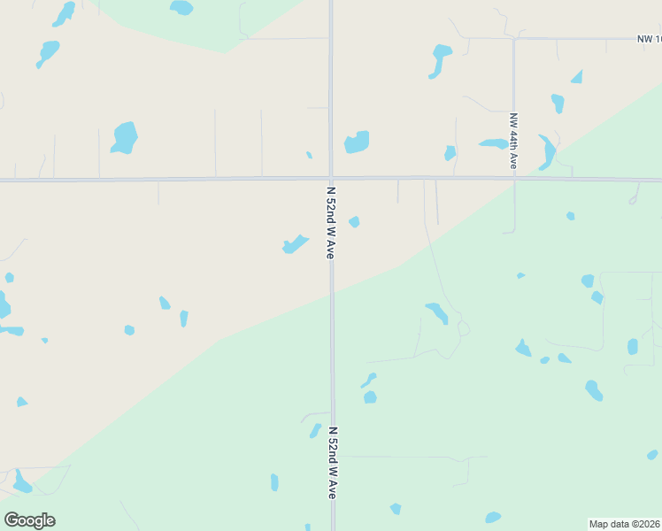 map of restaurants, bars, coffee shops, grocery stores, and more near North 52nd West Avenue in Sperry
