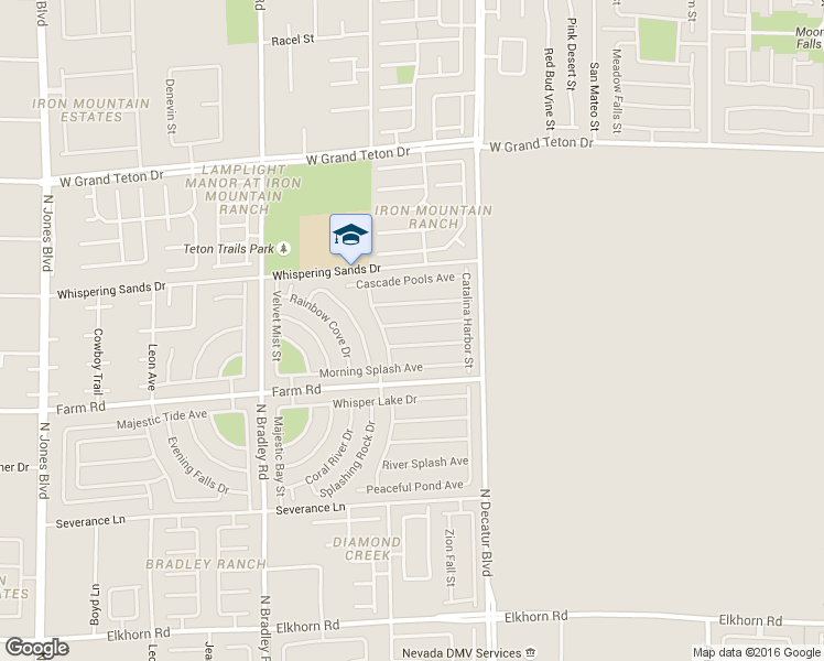 map of restaurants, bars, coffee shops, grocery stores, and more near 4929 Royal Lake Avenue in Las Vegas