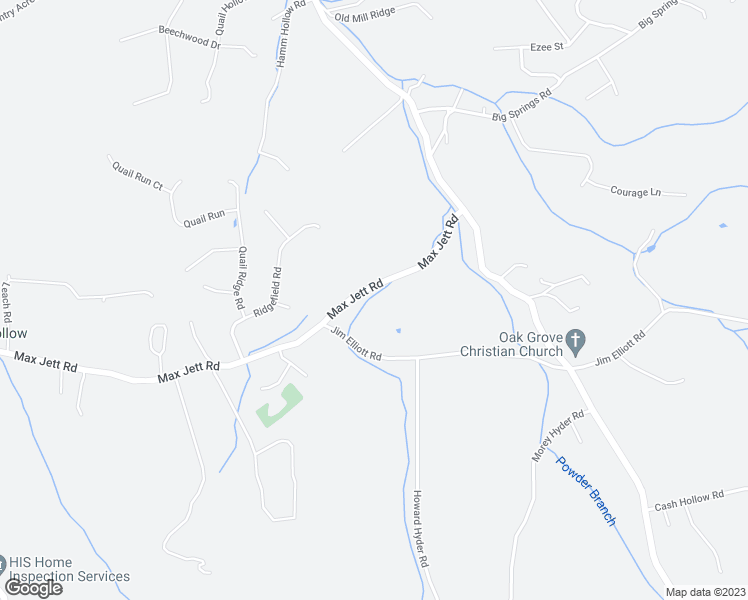 map of restaurants, bars, coffee shops, grocery stores, and more near 367 Max Jett Road in Johnson City