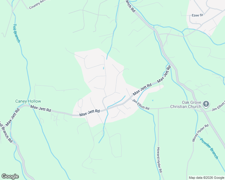 map of restaurants, bars, coffee shops, grocery stores, and more near 100 Becca Circle in Johnson City