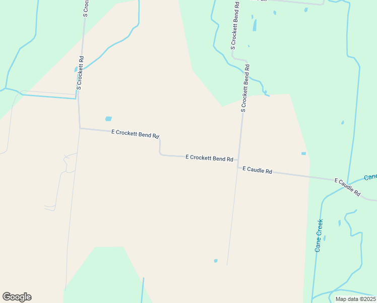 map of restaurants, bars, coffee shops, grocery stores, and more near 4240 E Crockett Bend Rd in Rives