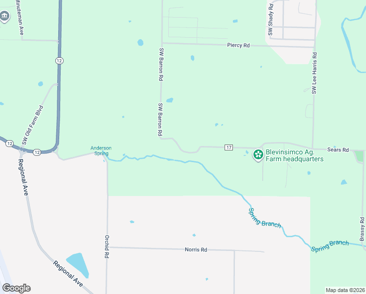 map of restaurants, bars, coffee shops, grocery stores, and more near 7801 Southwest Barron Road in Bentonville