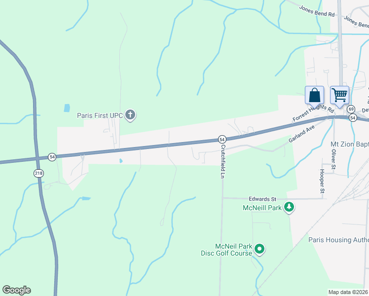 map of restaurants, bars, coffee shops, grocery stores, and more near 2113 West Wood Street in Paris