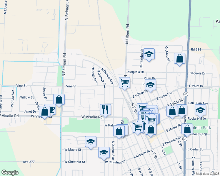 map of restaurants, bars, coffee shops, grocery stores, and more near in Exeter