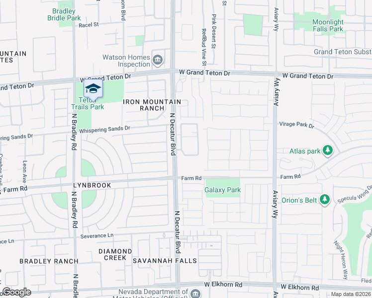 map of restaurants, bars, coffee shops, grocery stores, and more near 7644 Catalina Harbor Street in Las Vegas