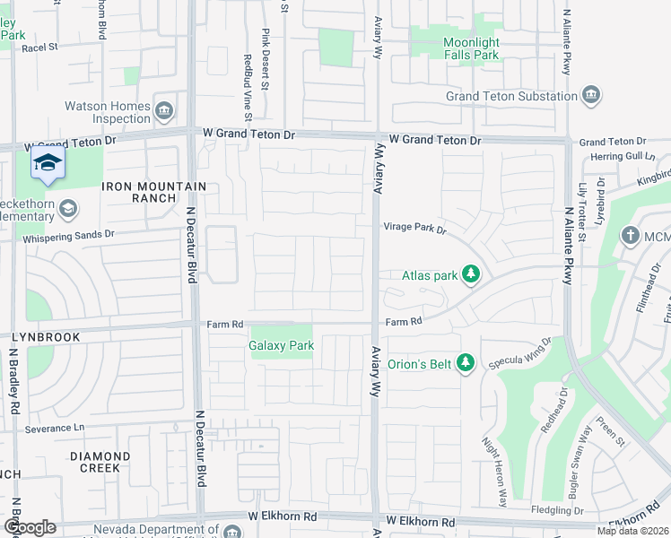 map of restaurants, bars, coffee shops, grocery stores, and more near 4348 Proposal Rock Avenue in North Las Vegas