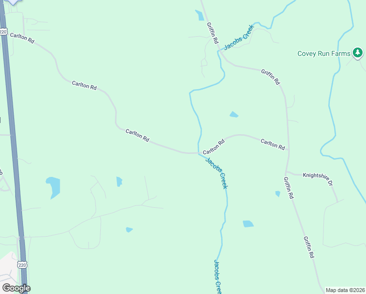 map of restaurants, bars, coffee shops, grocery stores, and more near 687 Carlton Road in Stokesdale