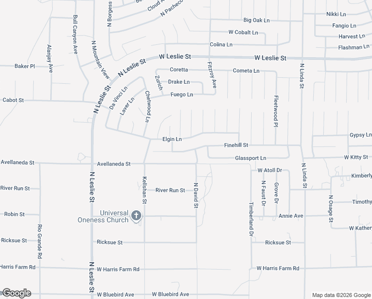 map of restaurants, bars, coffee shops, grocery stores, and more near 1580 Finehill Street in Pahrump