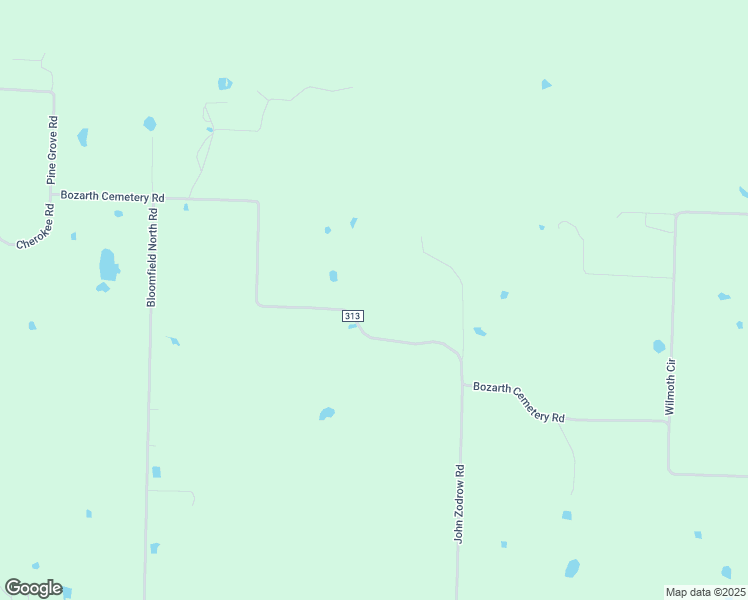 map of restaurants, bars, coffee shops, grocery stores, and more near 22220 Bozarth Cemetery Road in Gentry